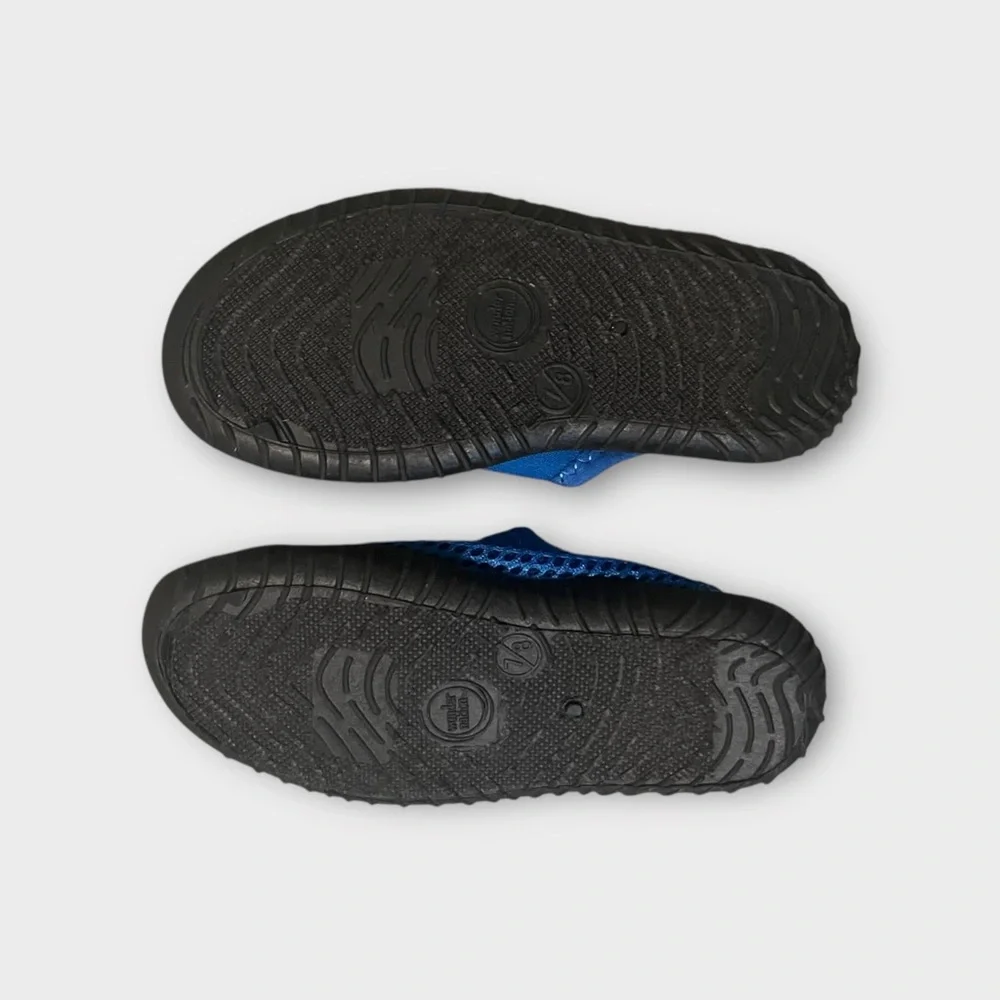 Blue Mesh Water Shoes | Quick-Dry Aqua Sock | Size 7–8 | Toddler Outdoors